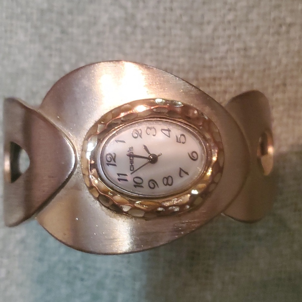 Chico's Women's Gold Tone Quartz Watch